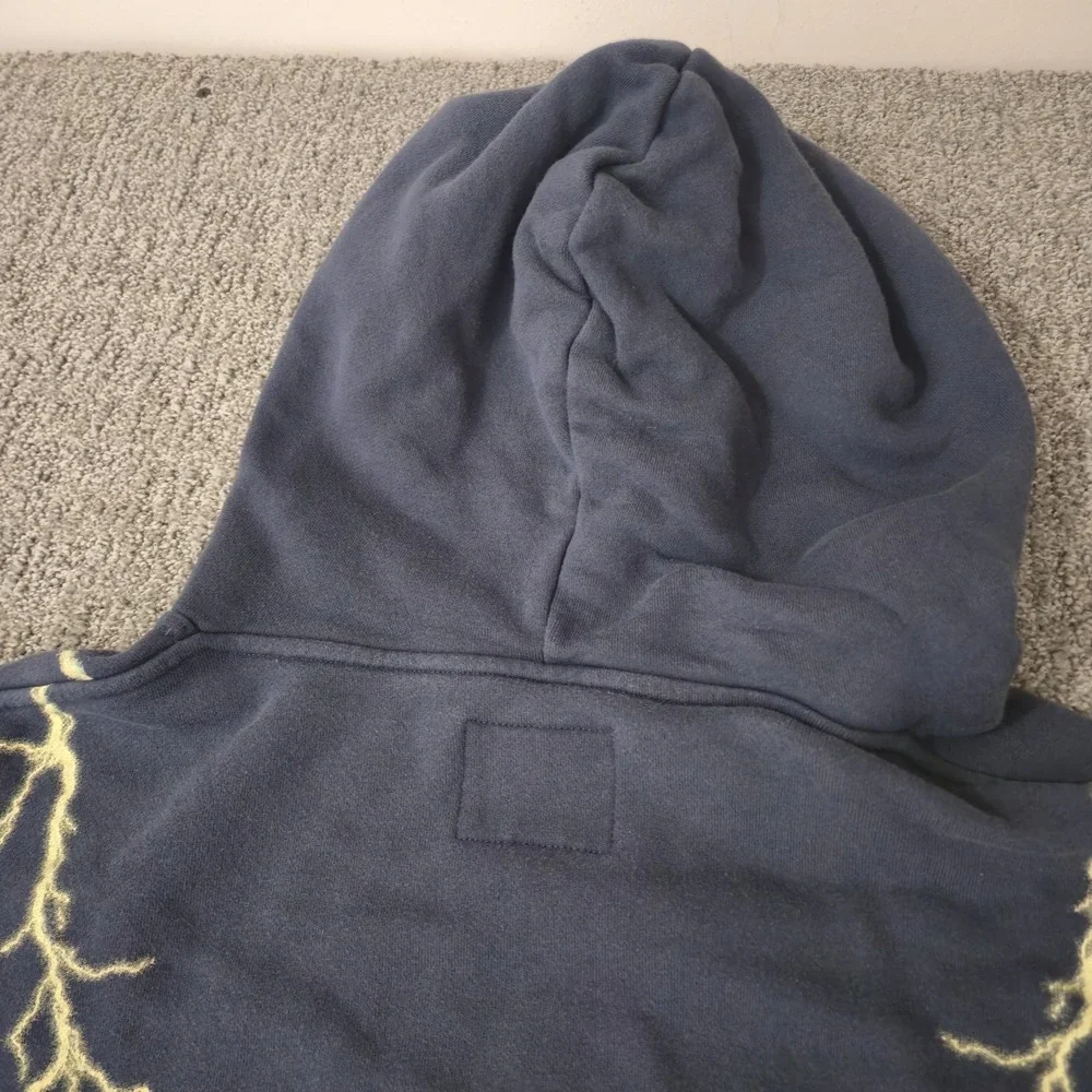Rare Darc Sport Wolves Club I Am The Storm Lightning AOP Hoodie Size XL 608/1000 - Picture 9 of 9